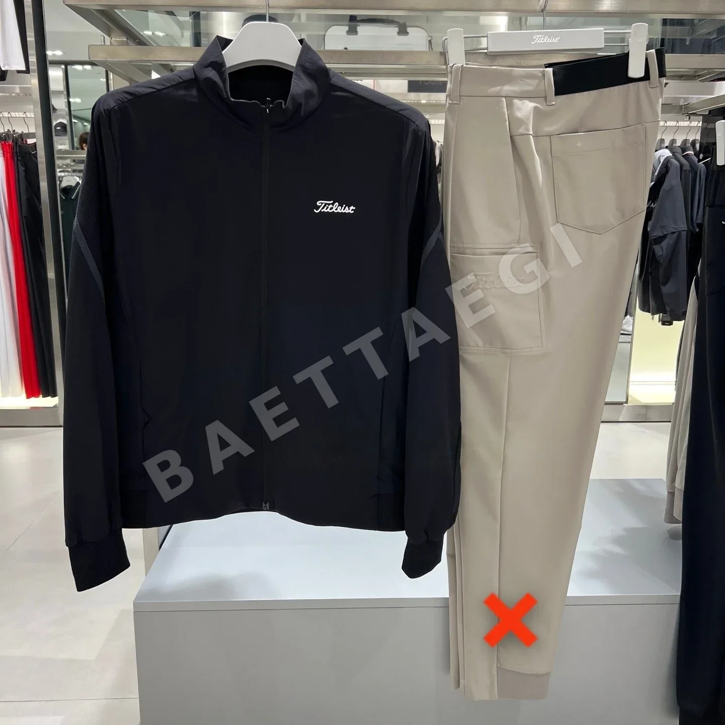 타이틀리스트 남성 지퍼 재킷 상세 이미지 8