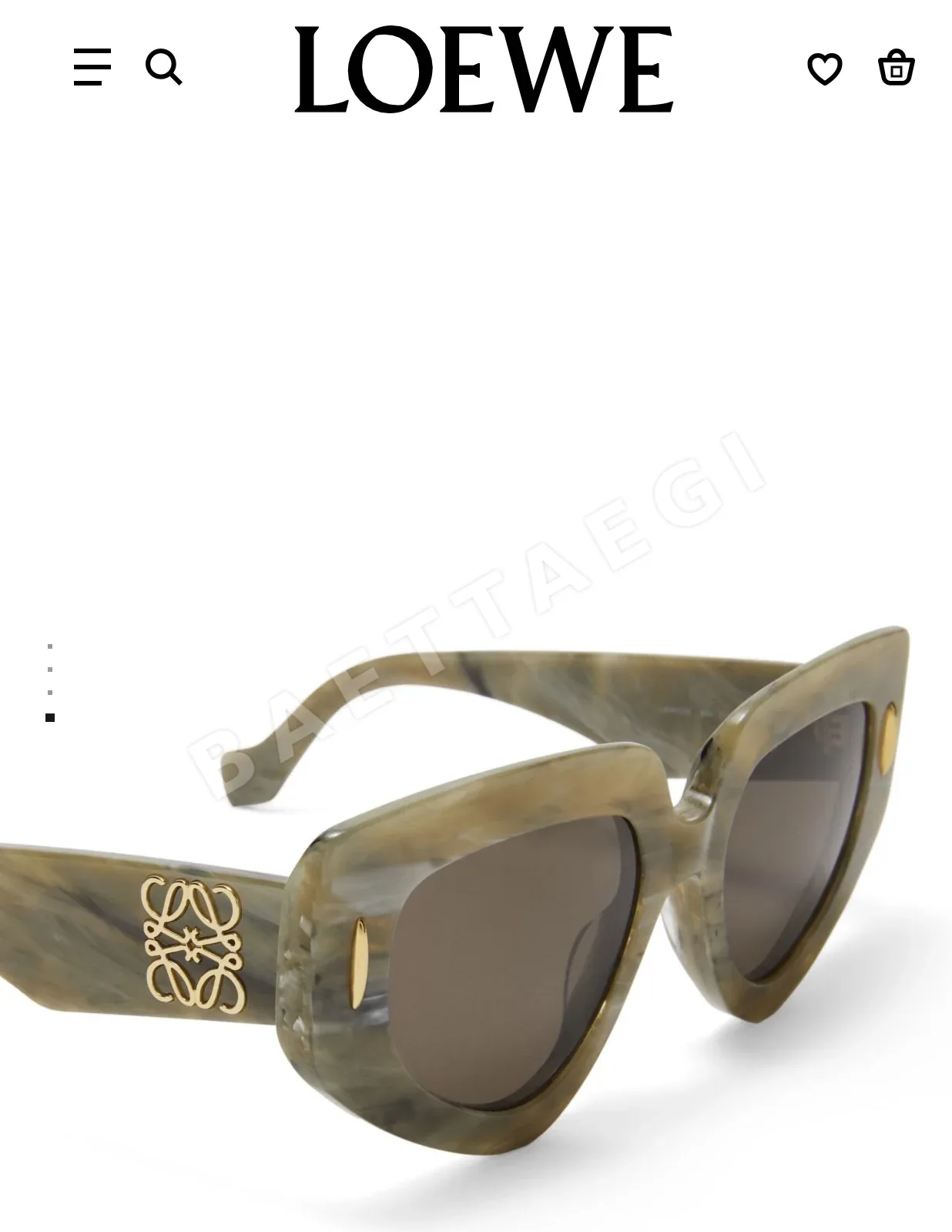 로에베 선글라스 72874 Loewe Sunglasses 상세 이미지 4