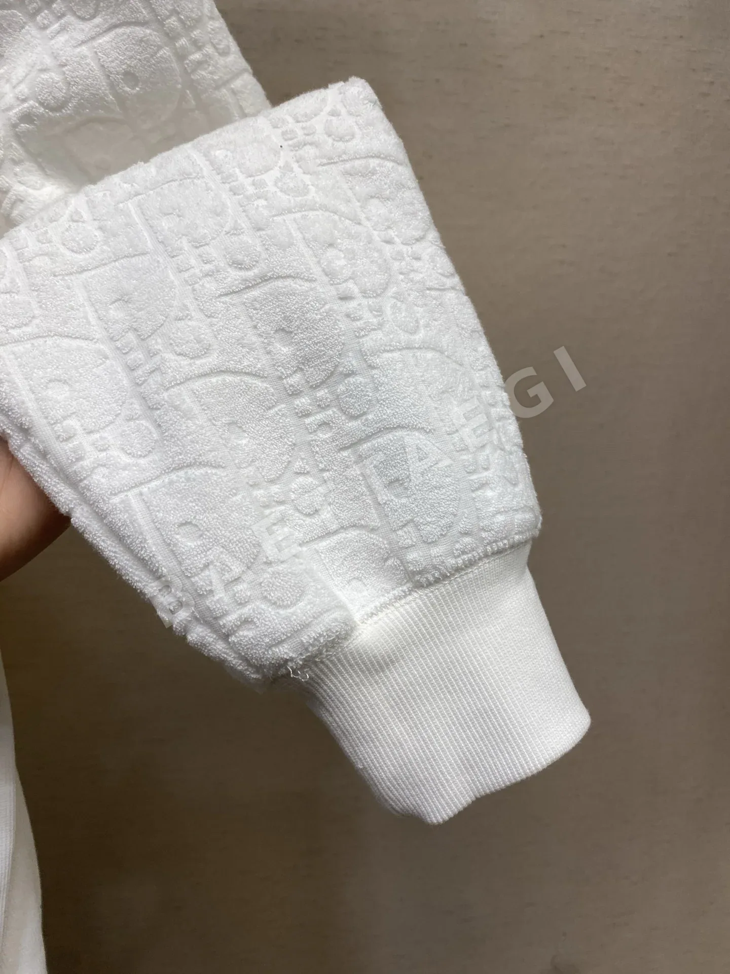 디올 오블리크 자카드 후드 남성용 상세 이미지 7