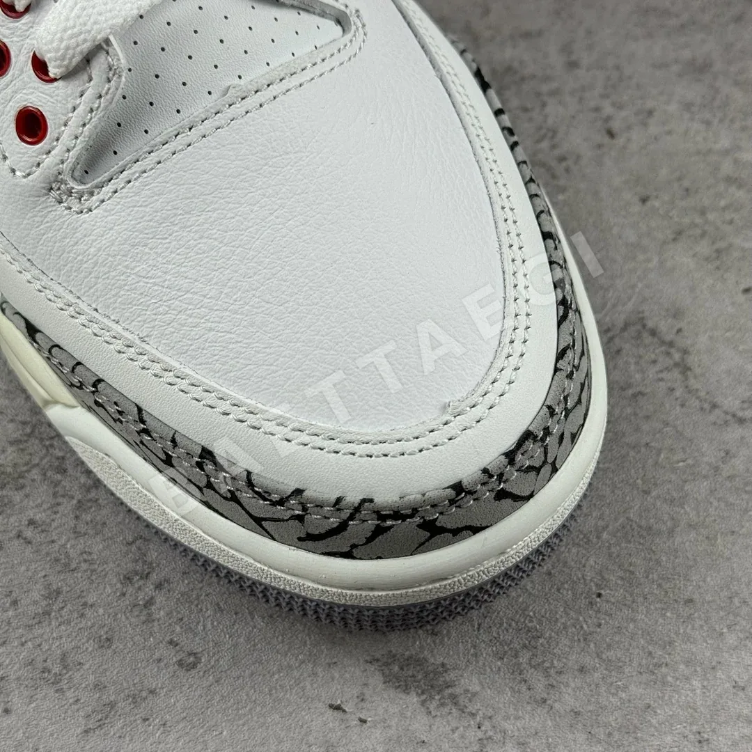 나이키 [GX] 조던 3 레트로 200975 Nike Jordan 3 Retro White Cement Reimagined 상세 이미지 4