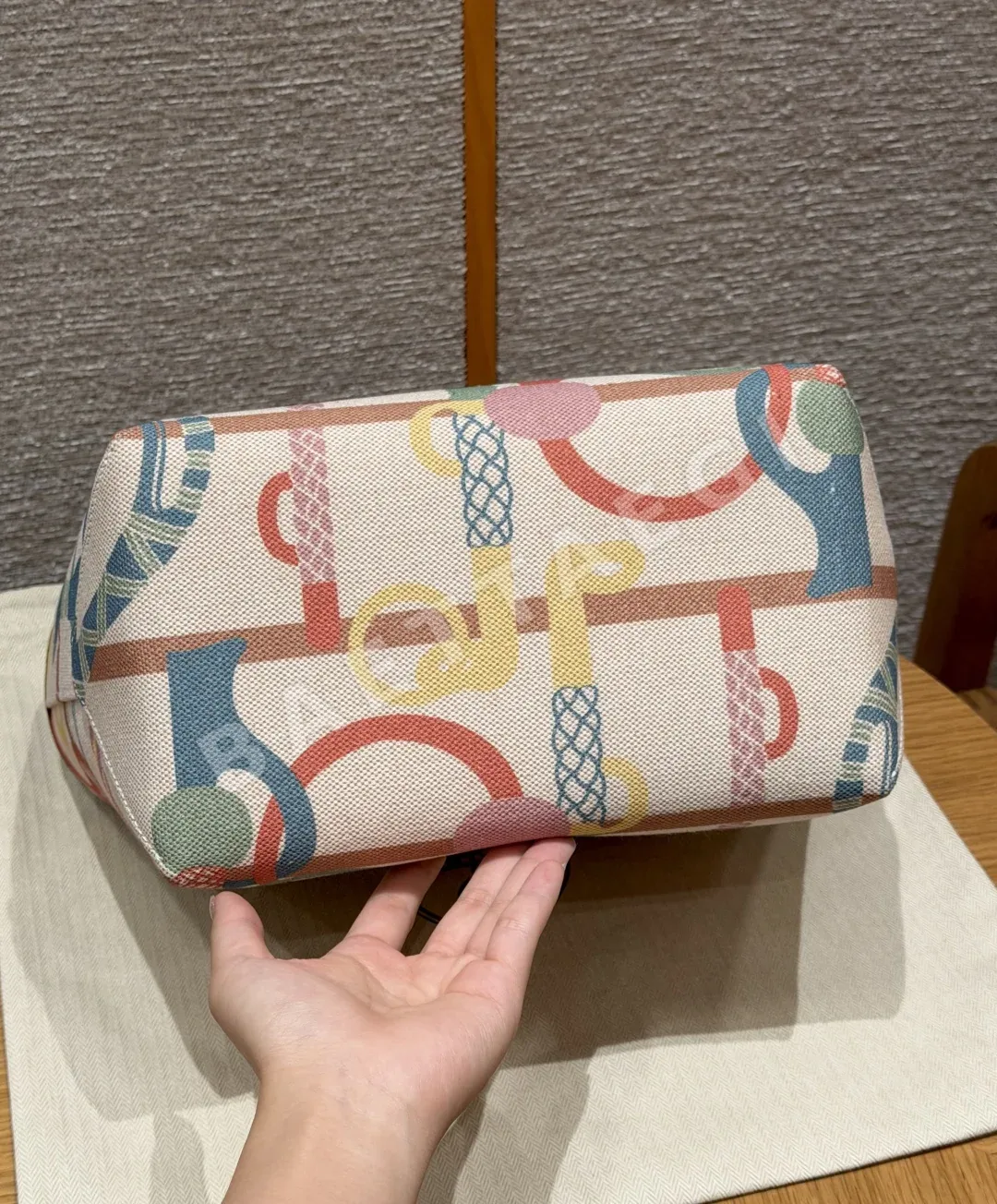 에르메스 H 플룸 스위프트 패치워크 핸드백 상세 이미지 5