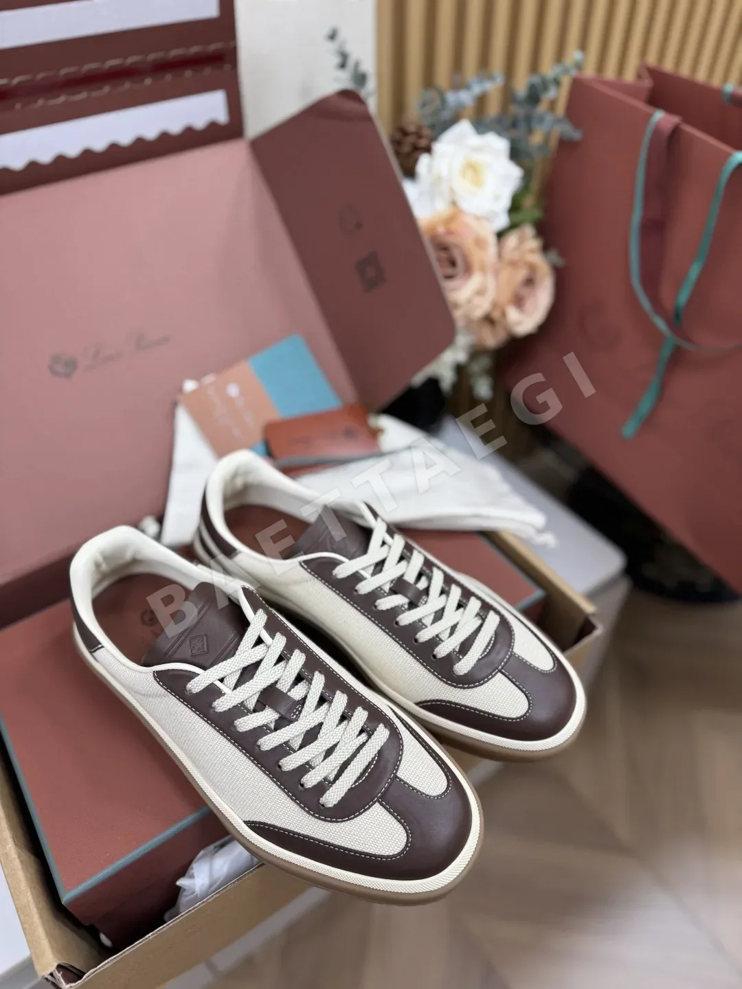 로로피아나 스웨이드 테니스 워크 슈즈 92971