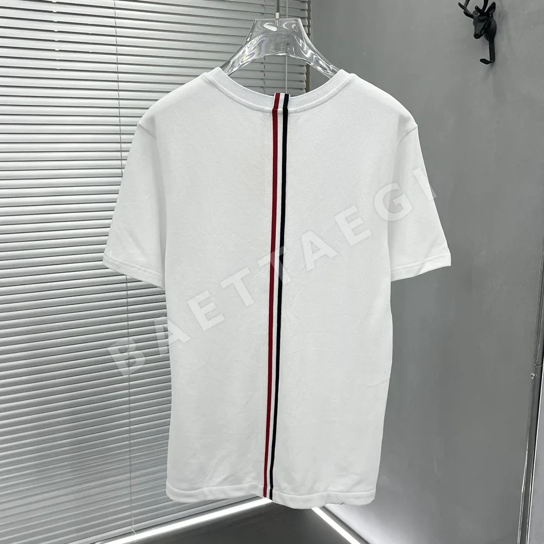 톰브라운 피케 크루넥 반팔 셔츠 상세 이미지 9