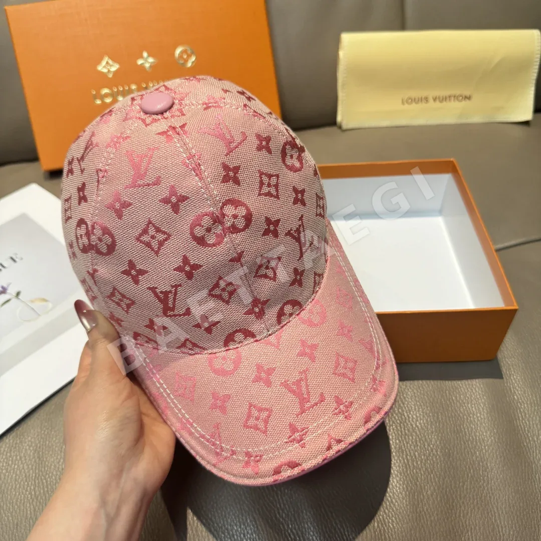 루이비통 LV 데님 자카드 베이스볼 캡 상세 이미지 4