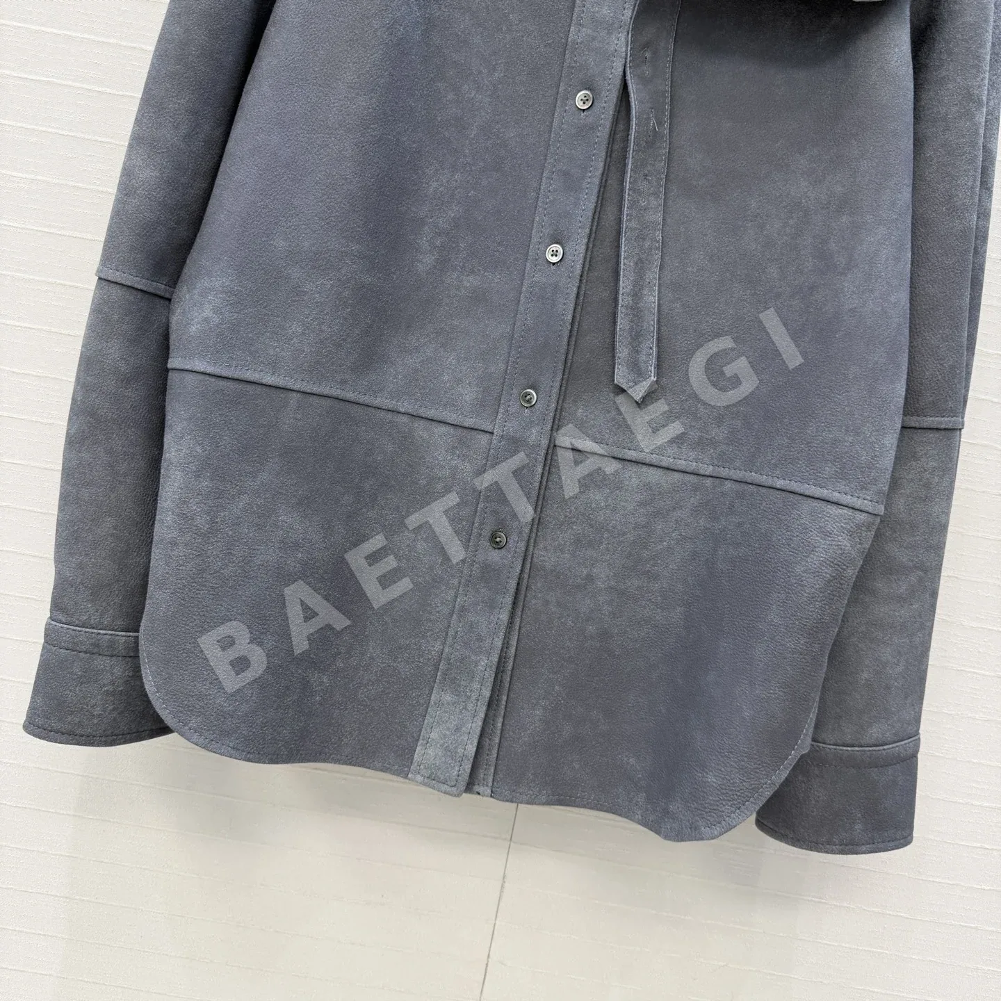 보테가베네타 클라우드 스웨이드 램스킨 셔츠 자켓 상세 이미지 5