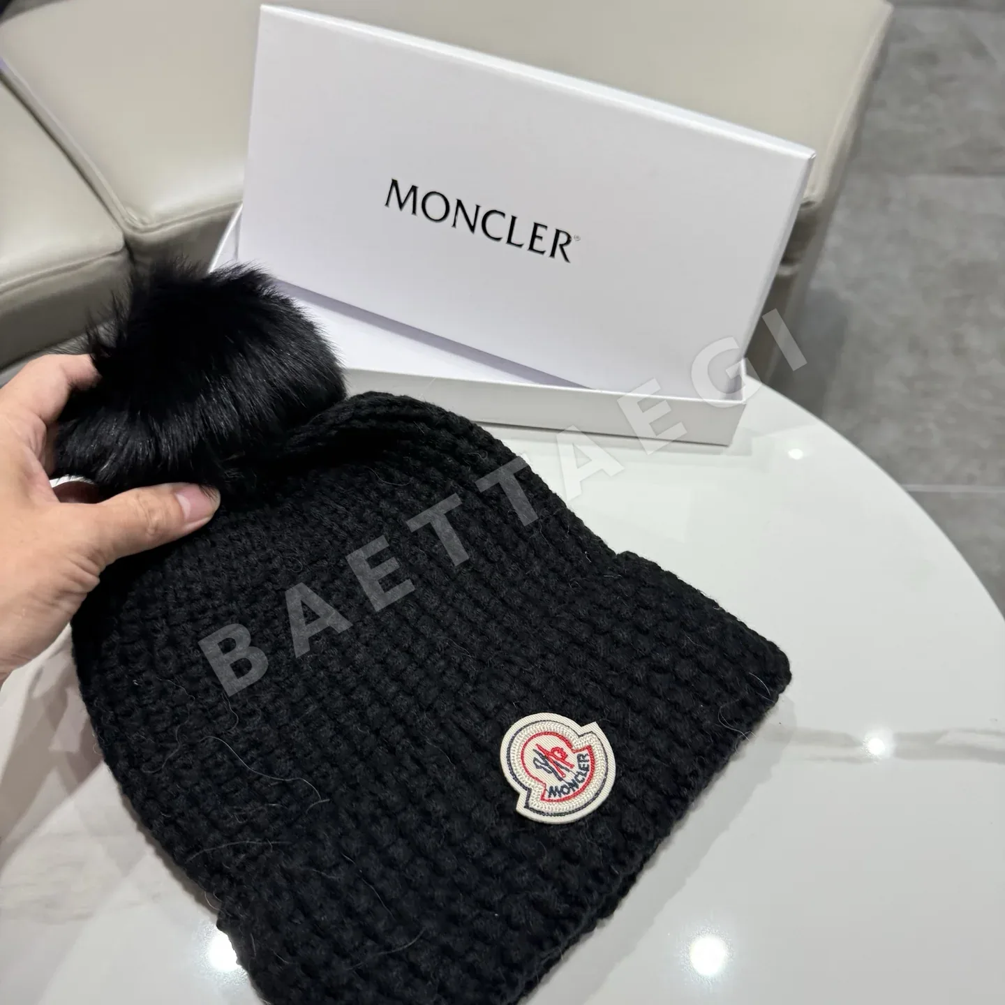 몽클레르 니트 모자 상세 이미지 6