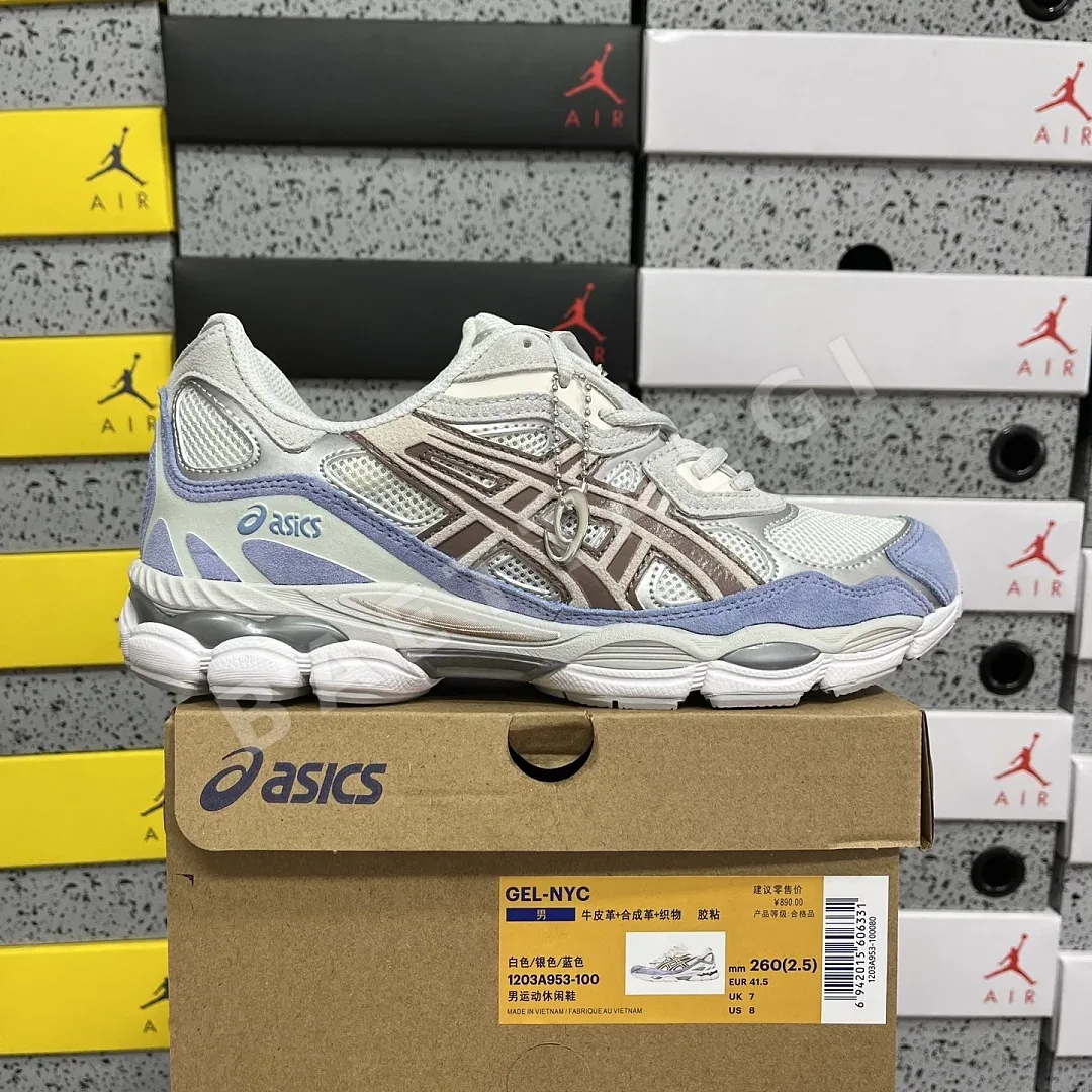 아식스 [GX] 젤 NYC 1203A953-100 200524 Asics Gel-NYC Cream Cloud Grey Blue