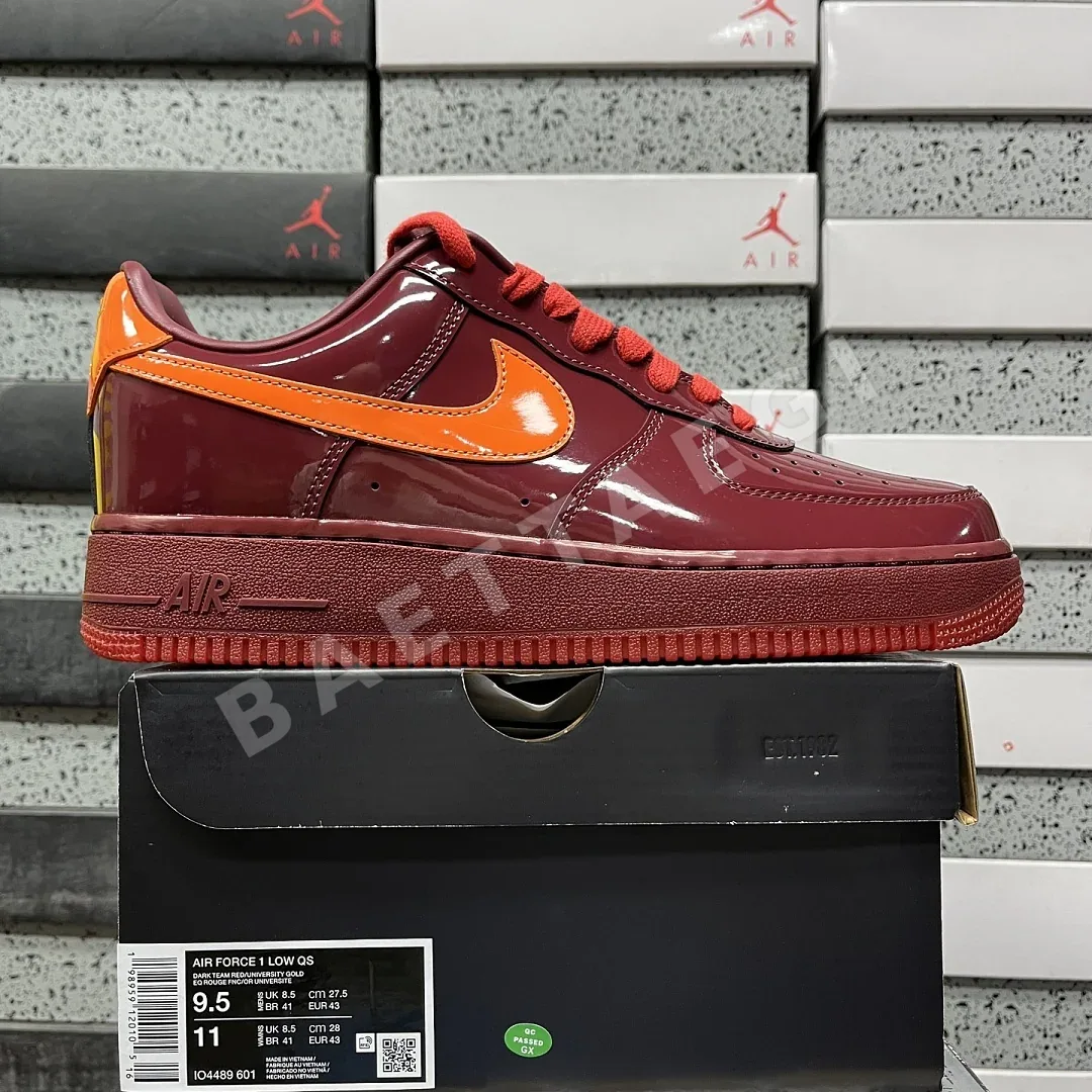 나이키 [GX] 에어 포스 1 로우 IO4489-601 202029 Nike Air Force 1 Low Patent Leather Dark