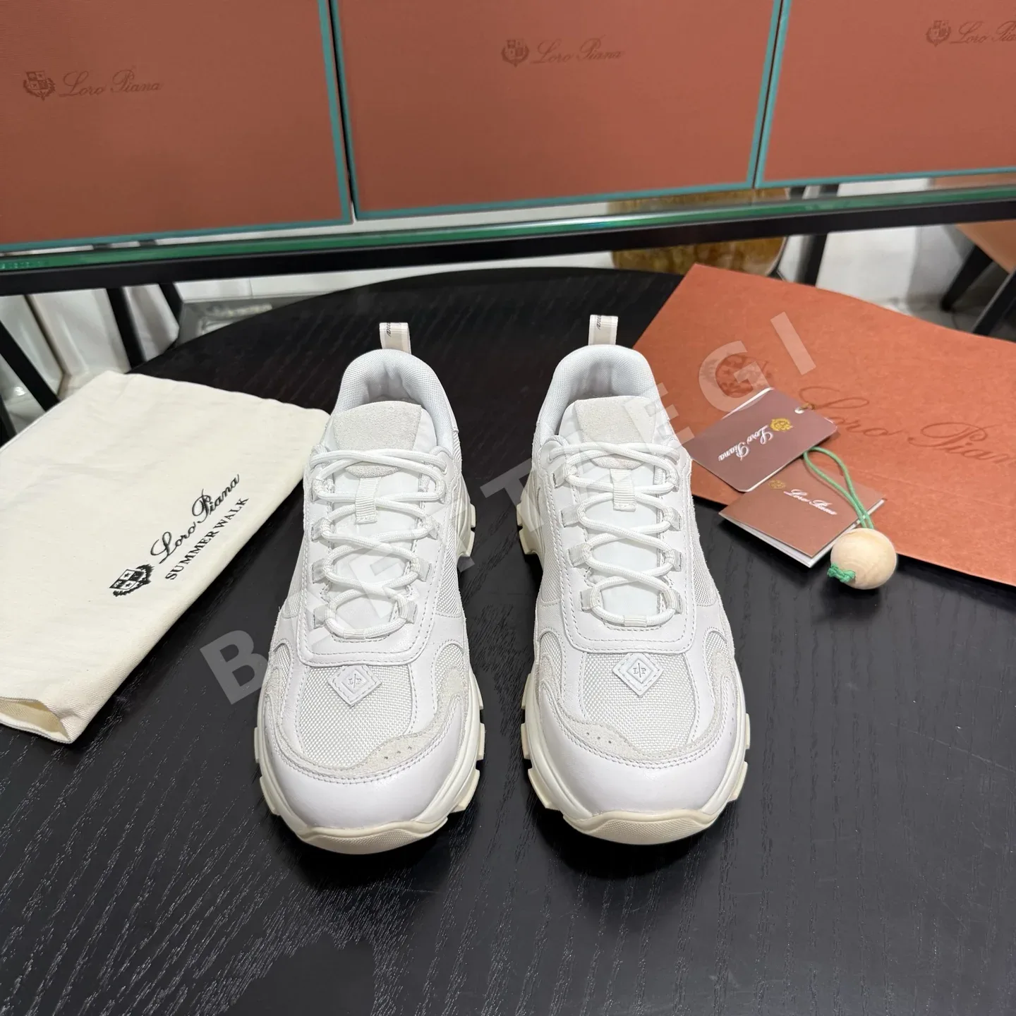 로로피아나 메시 캐주얼 남성 신발 4382 상세 이미지 3
