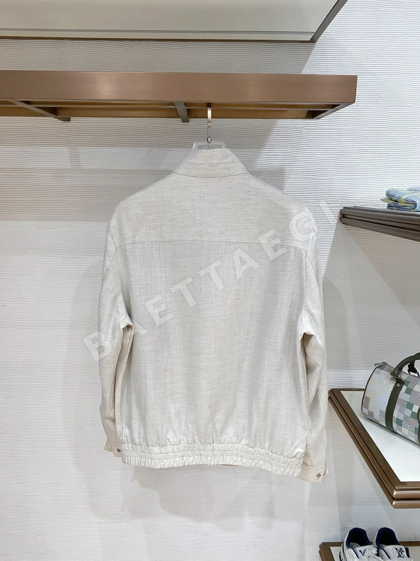 브루넬로쿠치넬리 린넨 마그네틱 스냅 자켓 상세 이미지 9