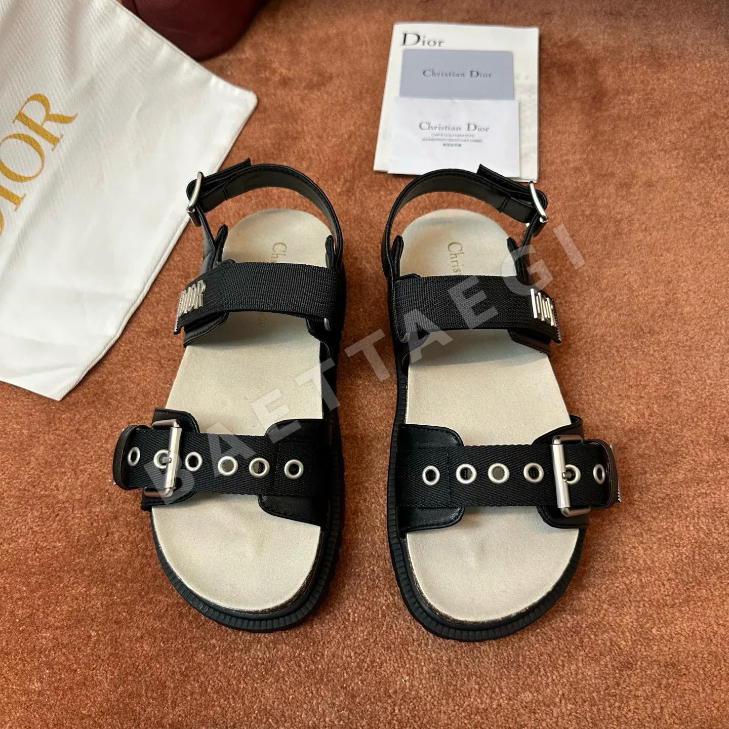 디올 벨크로 샌들 55388
