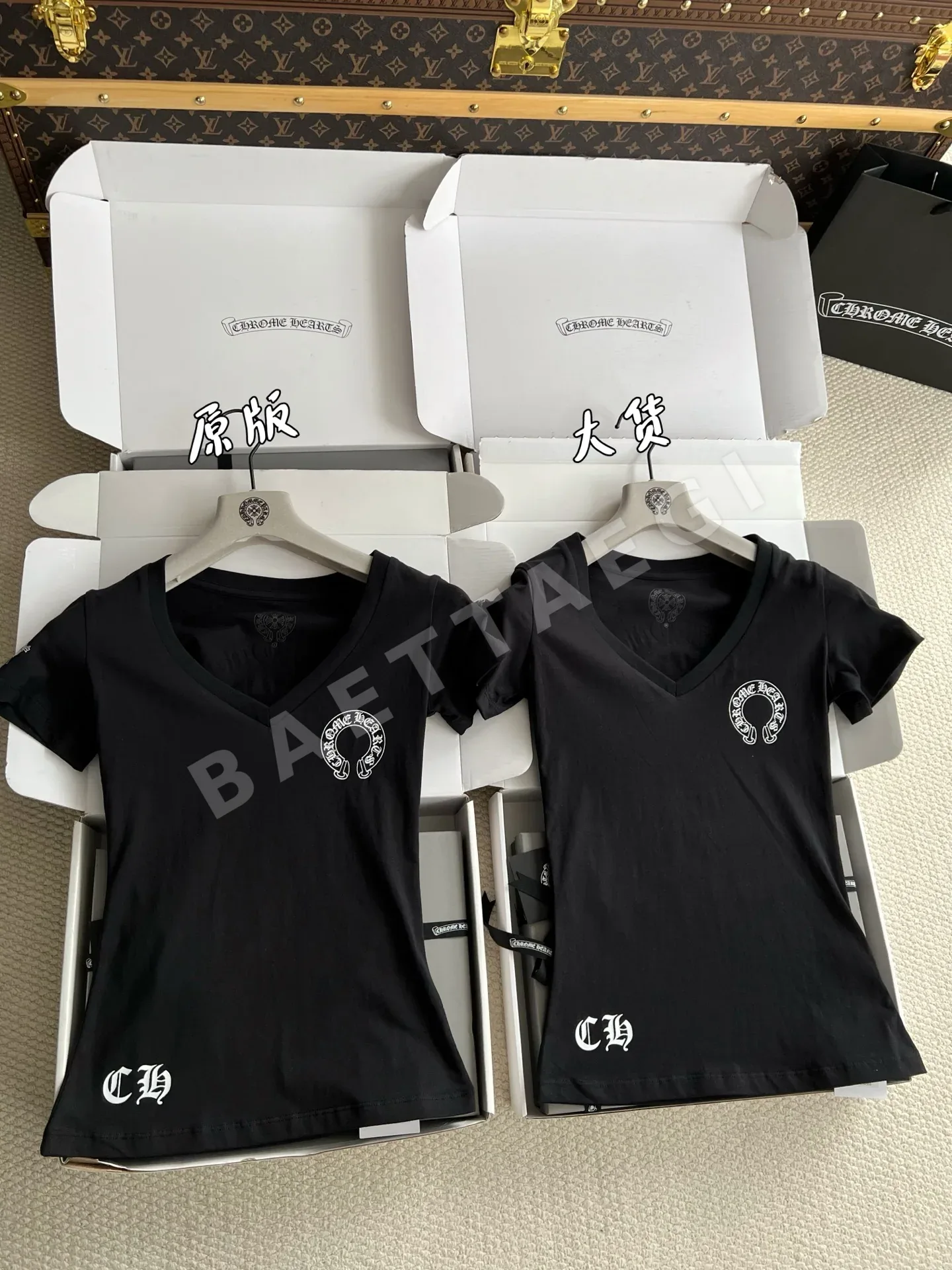 크롬하츠 여성 반팔 티셔츠 상세 이미지 2