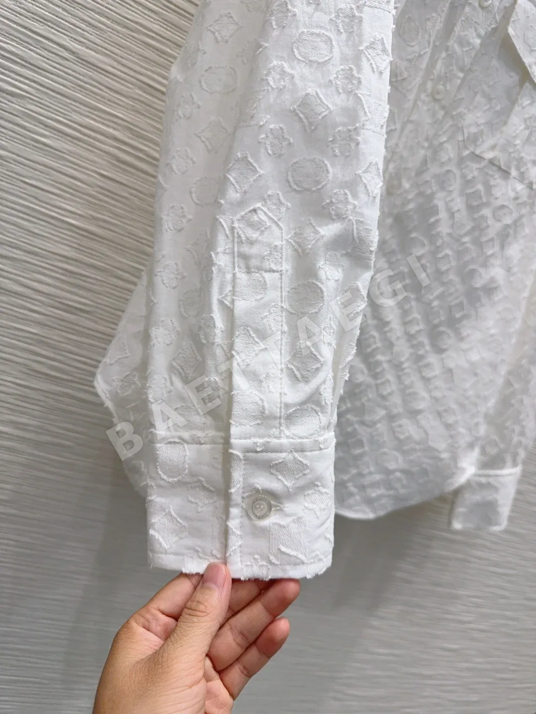 루이비통 모노그램 자카드 프린지 여성 셔츠 상세 이미지 6