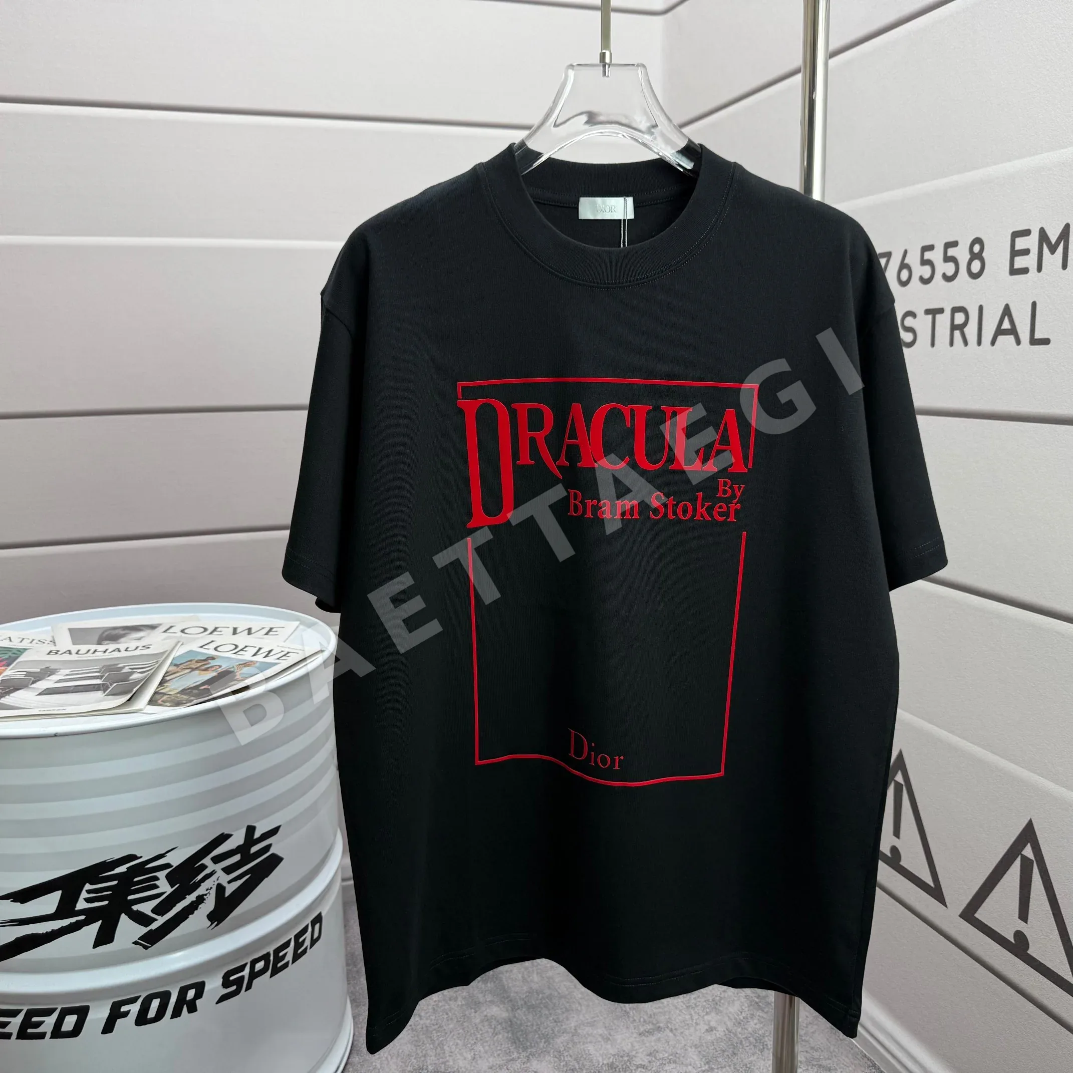 디올 더블 얀 코튼 반팔 티셔츠 47502