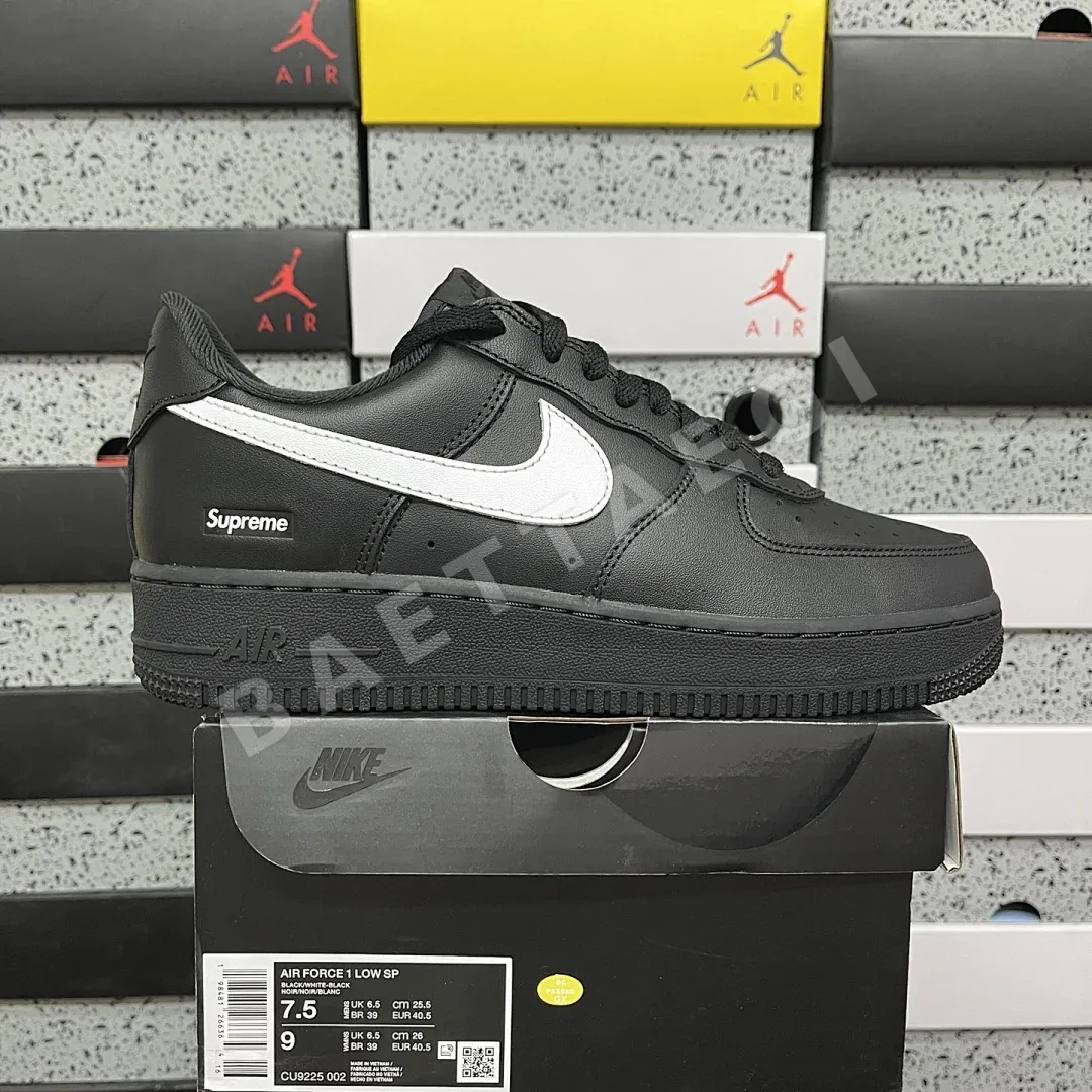 나이키 [GX] 에어 포스 1 로우 CU9225-002 201207 Nike Air Force 1 Low Supreme Black White