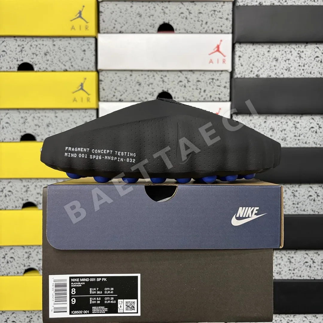 나이키 [LW] 마인드 001 슬라이드 IQ8502-001 201445 Nike Mind 001 Slide Fragment Black