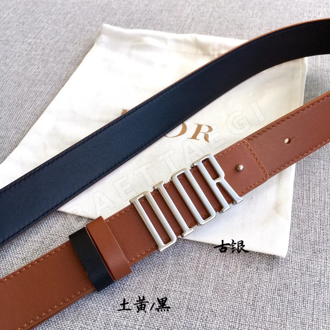 디올 가죽 벨트 상세 이미지 3