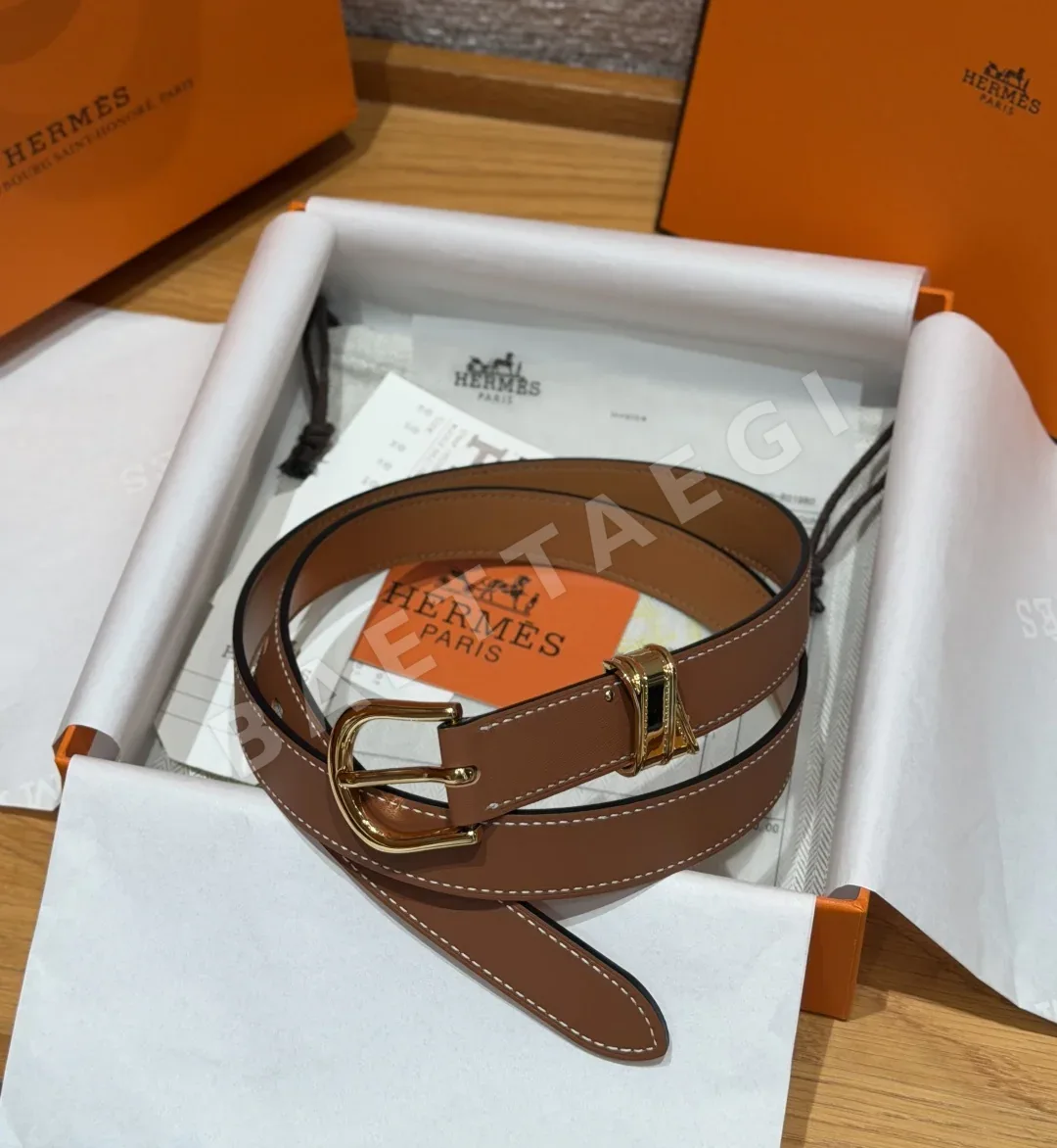 에르메스 에퀴에르 스위프트 카프스킨 여성용 벨트 176448