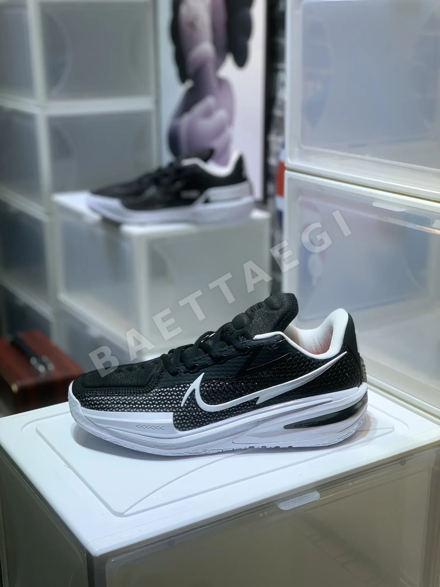 나이키에어줌 GT컷 TB 블랙화이트 농구화 상세 이미지 5