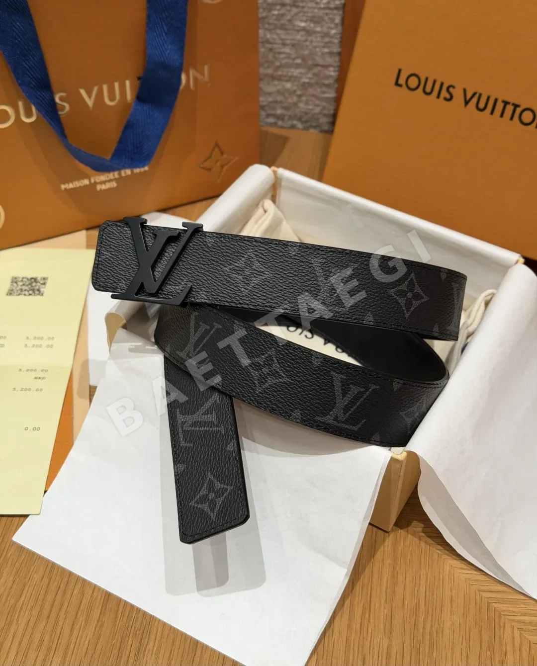 루이비통 LV 이니셜 35mm 양면 벨트 173506