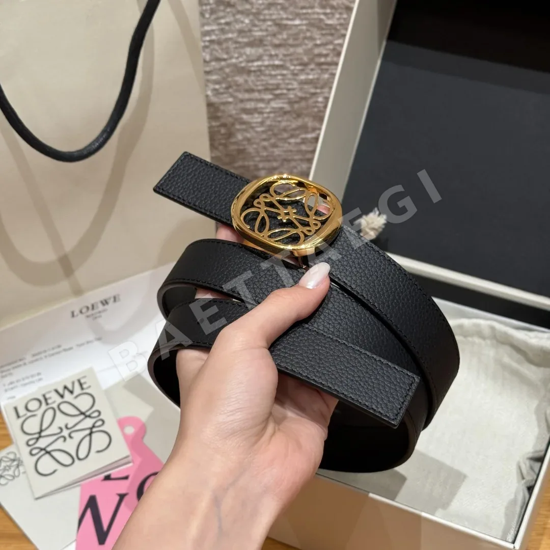 로에베 양면 가죽 벨트 상세 이미지 3
