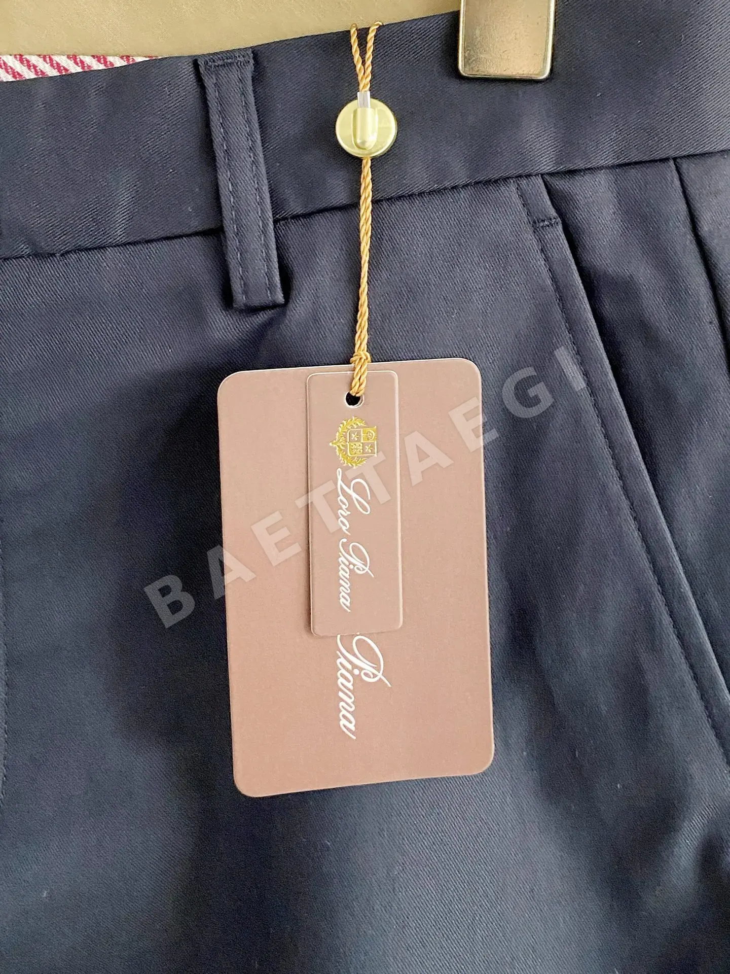 로로피아나 텐셀 코튼 남성 바지 상세 이미지 5