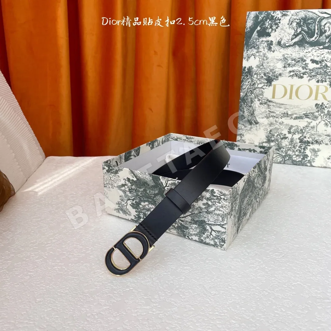디올 송아지가죽 CD 버클 벨트 59814