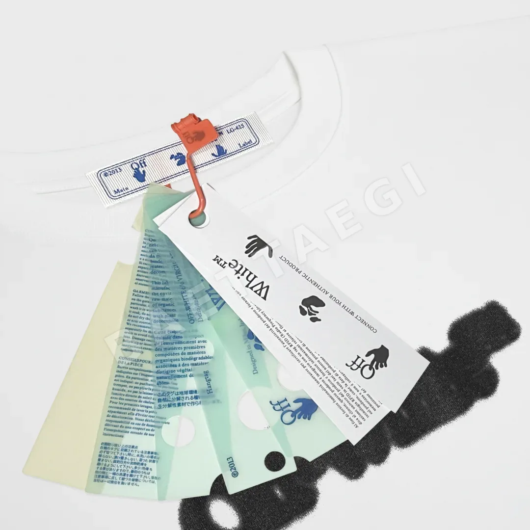 오프화이트 남성 반팔 티셔츠 상세 이미지 3