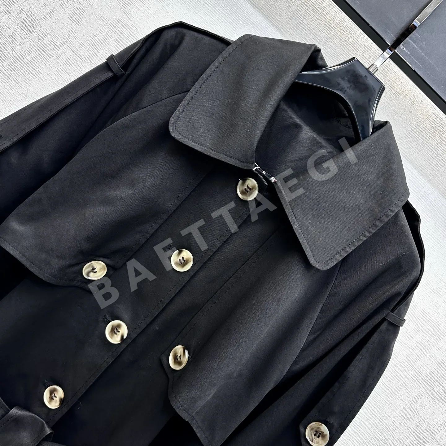 에르메스 벨트 롱 트렌치코트 여성 자켓 상세 이미지 2