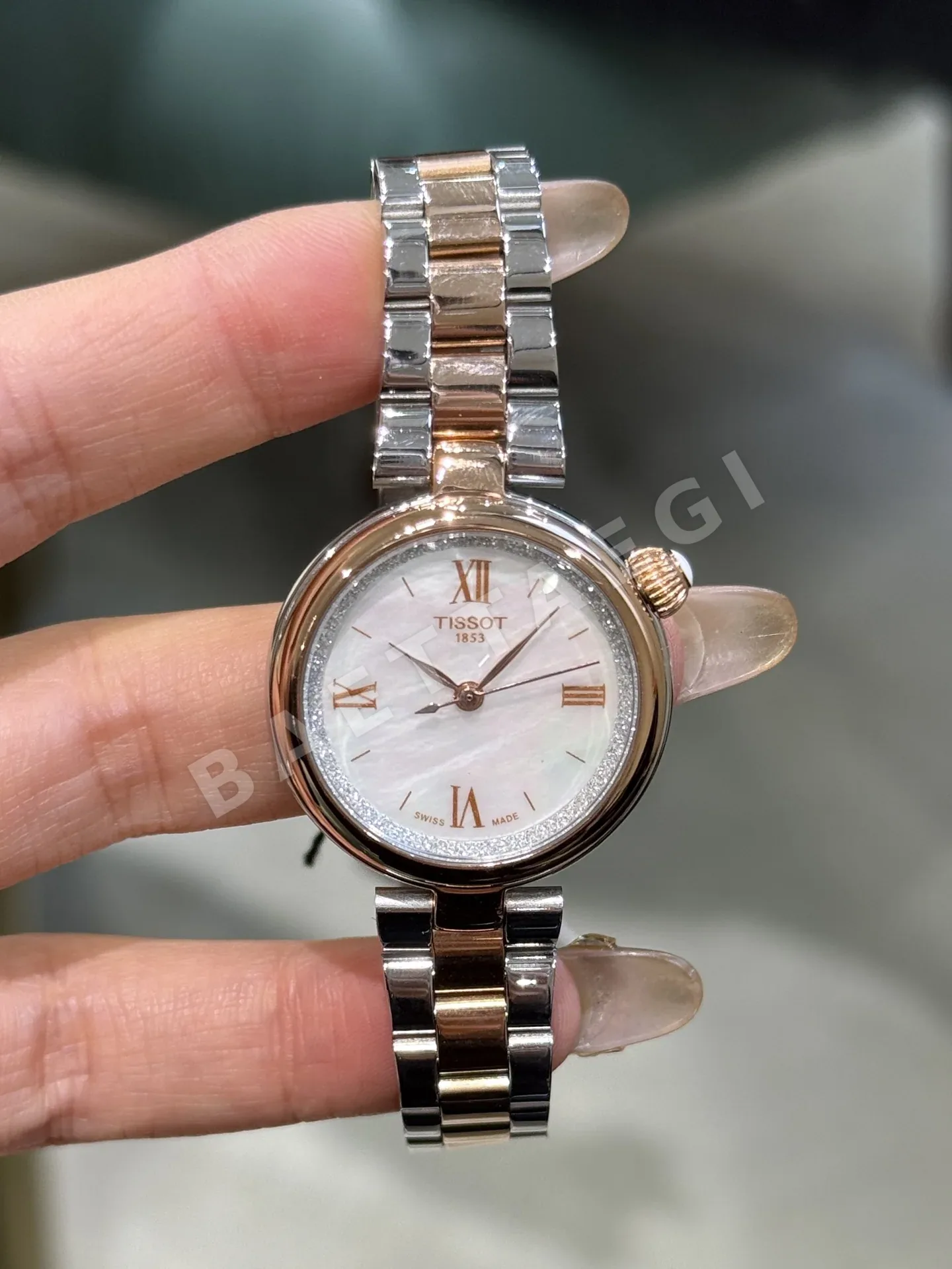 티쏘 T152 316 L 스틸 사파이어 쿼츠 여성 시계 레플리카 45552 Tissot 상세 이미지 6