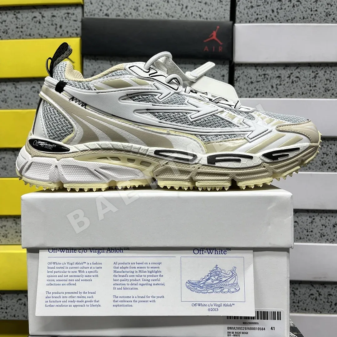오프화이트 비 라이트 백 화이트 브라운 202518 Off White Be Right Back