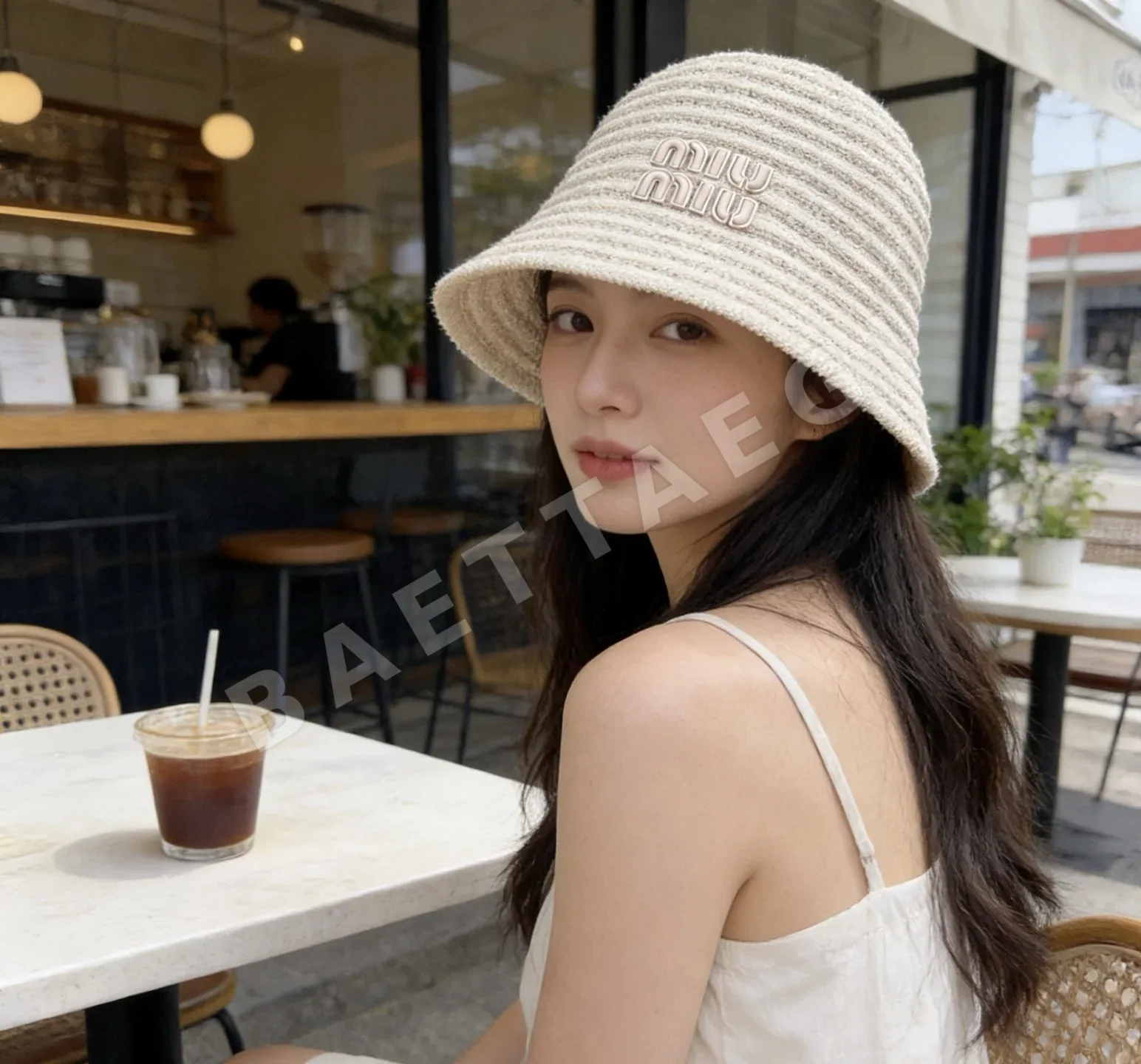미우미우 모자 80787 Miu Miu Cap 상세 이미지 8