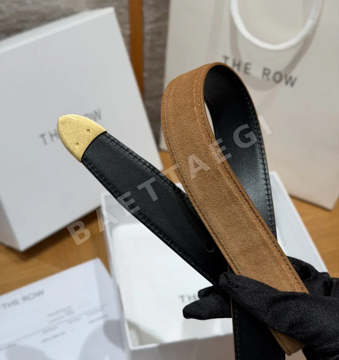 더로우 클래식 가죽 더블 링 벨트 30mm 상세 이미지 5