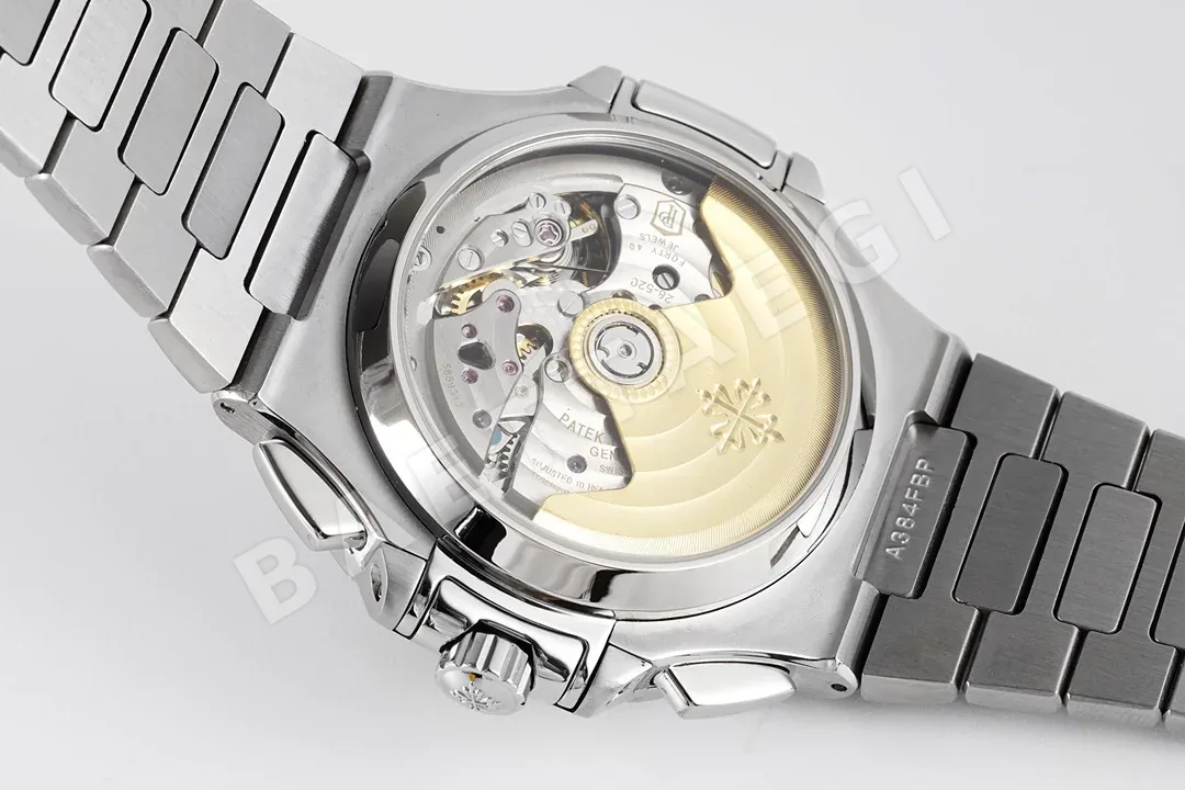 파텍필립 노틸러스 5980 크로노그래프 레더스트랩 PPF 공장 레플리카 44028 Patek Philippe 상세 이미지 9