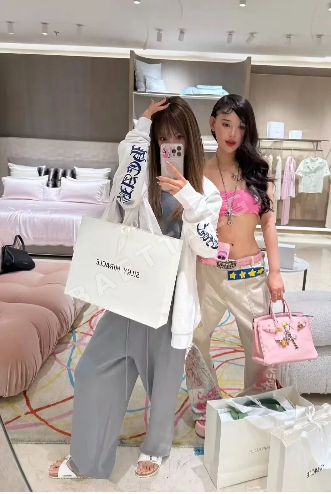 크롬하츠 925 스털링 실버 검 모양 지퍼 가방 상세 이미지 2