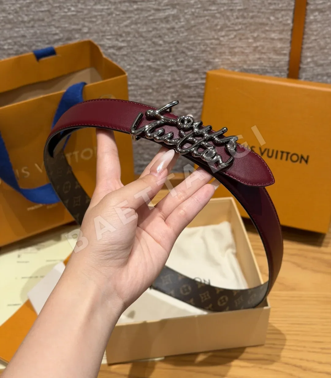 루이비통 스크립트 30mm 리버시블 벨트 상세 이미지 3