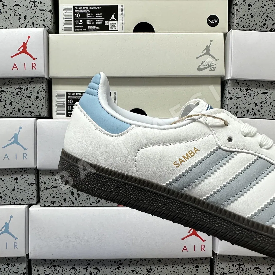 아디다스 [WZ] 삼바 OG ID2055 200692 Adidas Samba OG White Halo Blue 상세 이미지 6