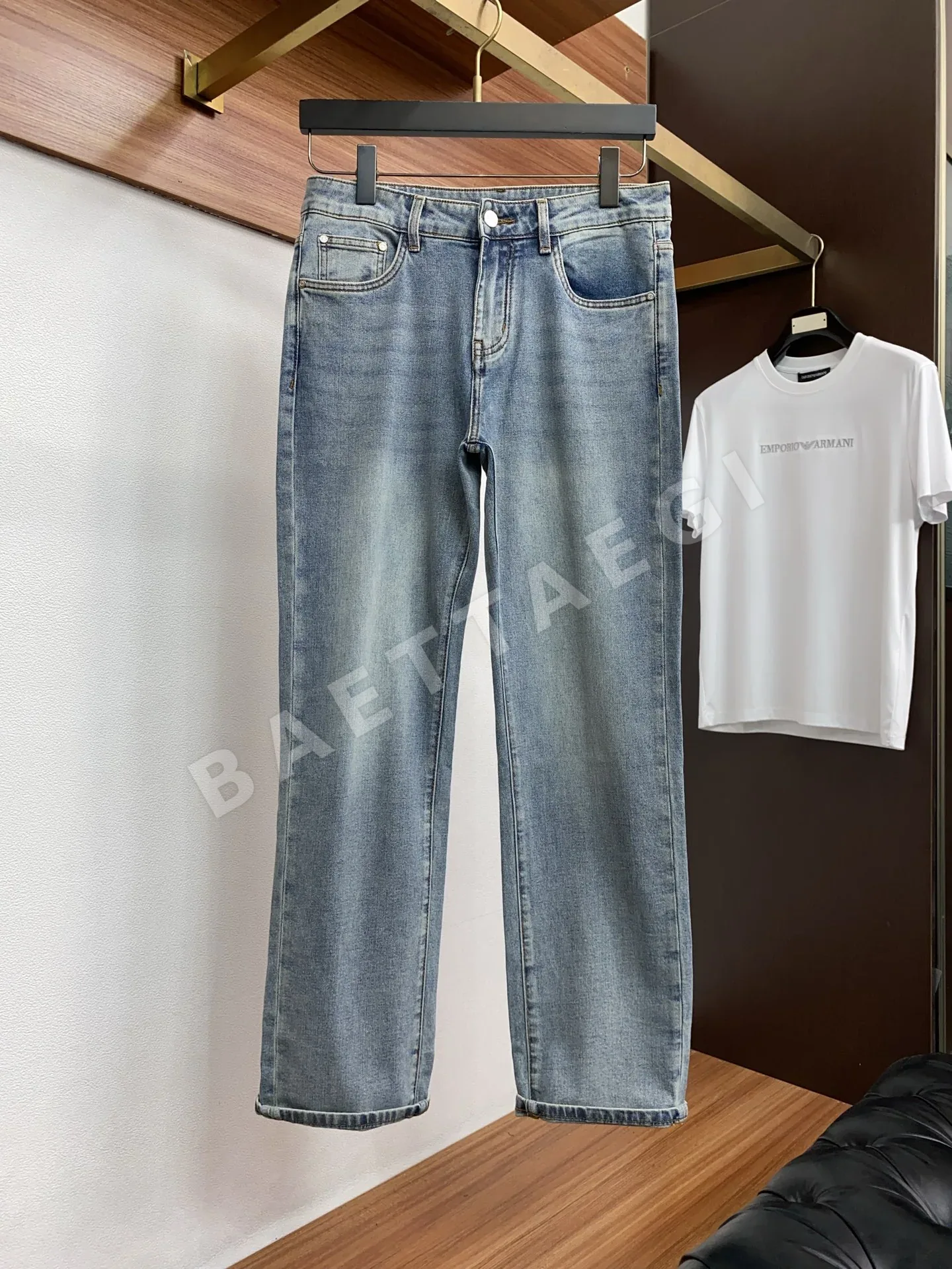 로에베 데님 남성 바지 상세 이미지 2