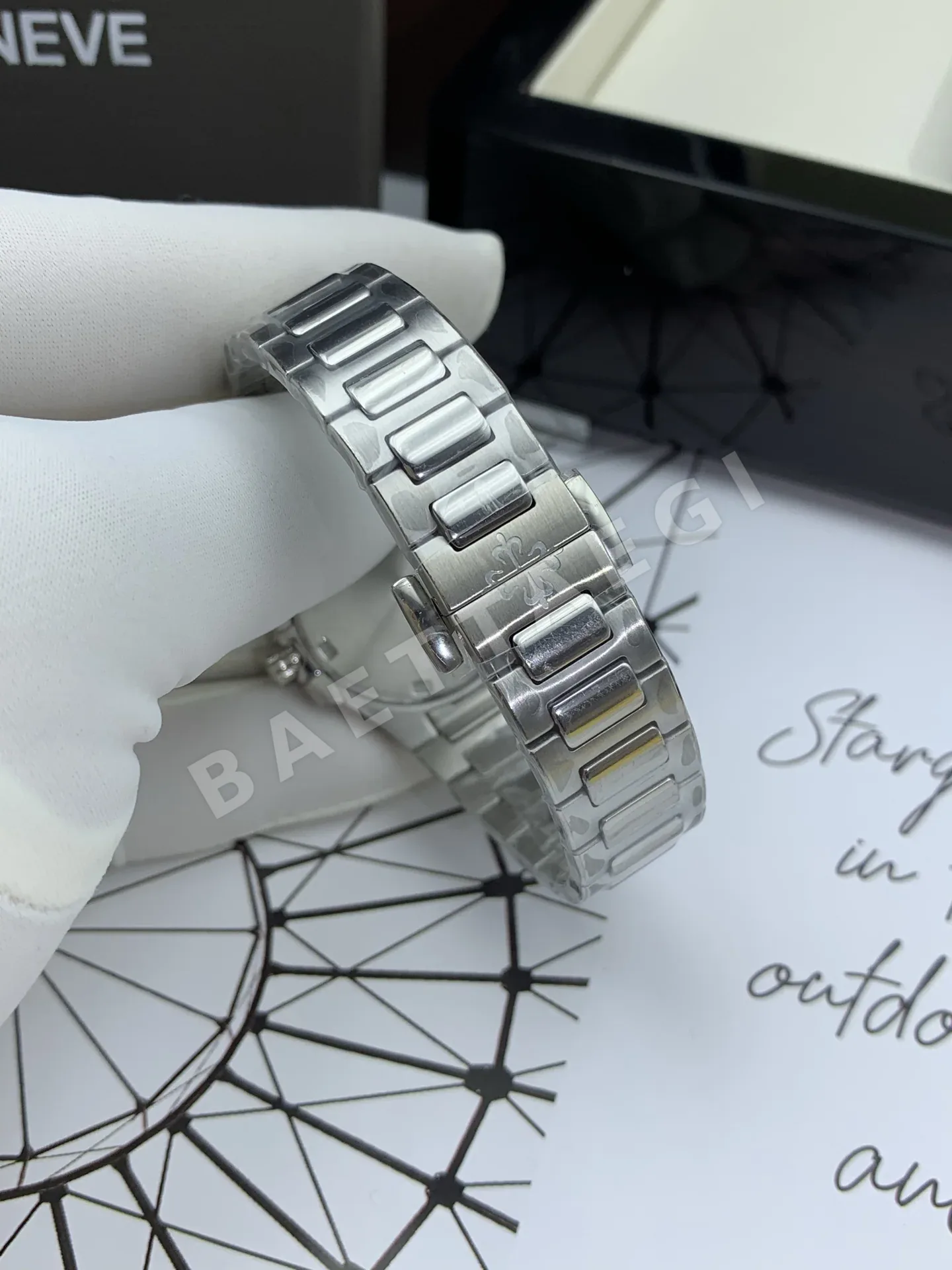 파텍필립 노틸러스 다이아 스틸 여성용 레플리카 44190 Patek Philippe 상세 이미지 9