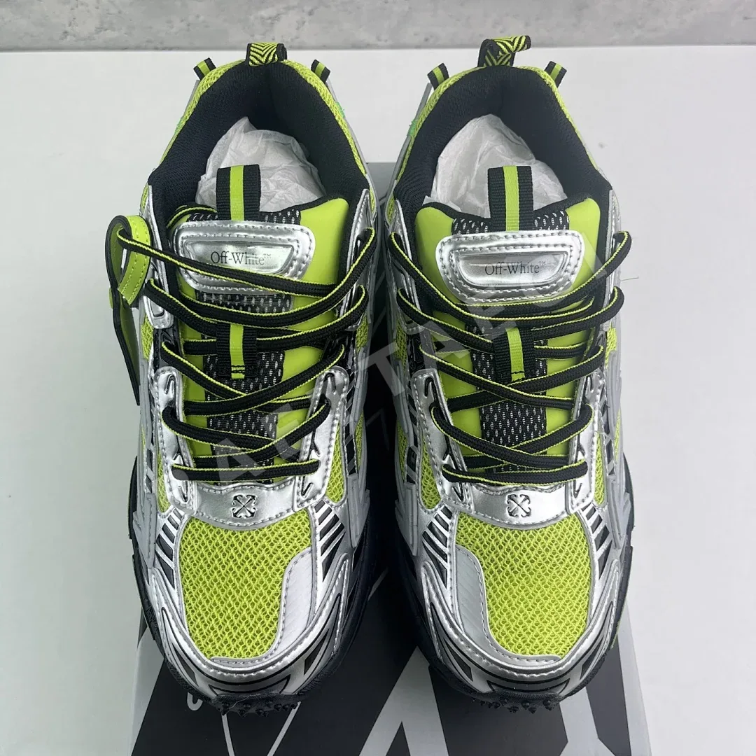 오프화이트 비 라이트 백 202386 Off White Be Right Back Silver Green Fluo 상세 이미지 9