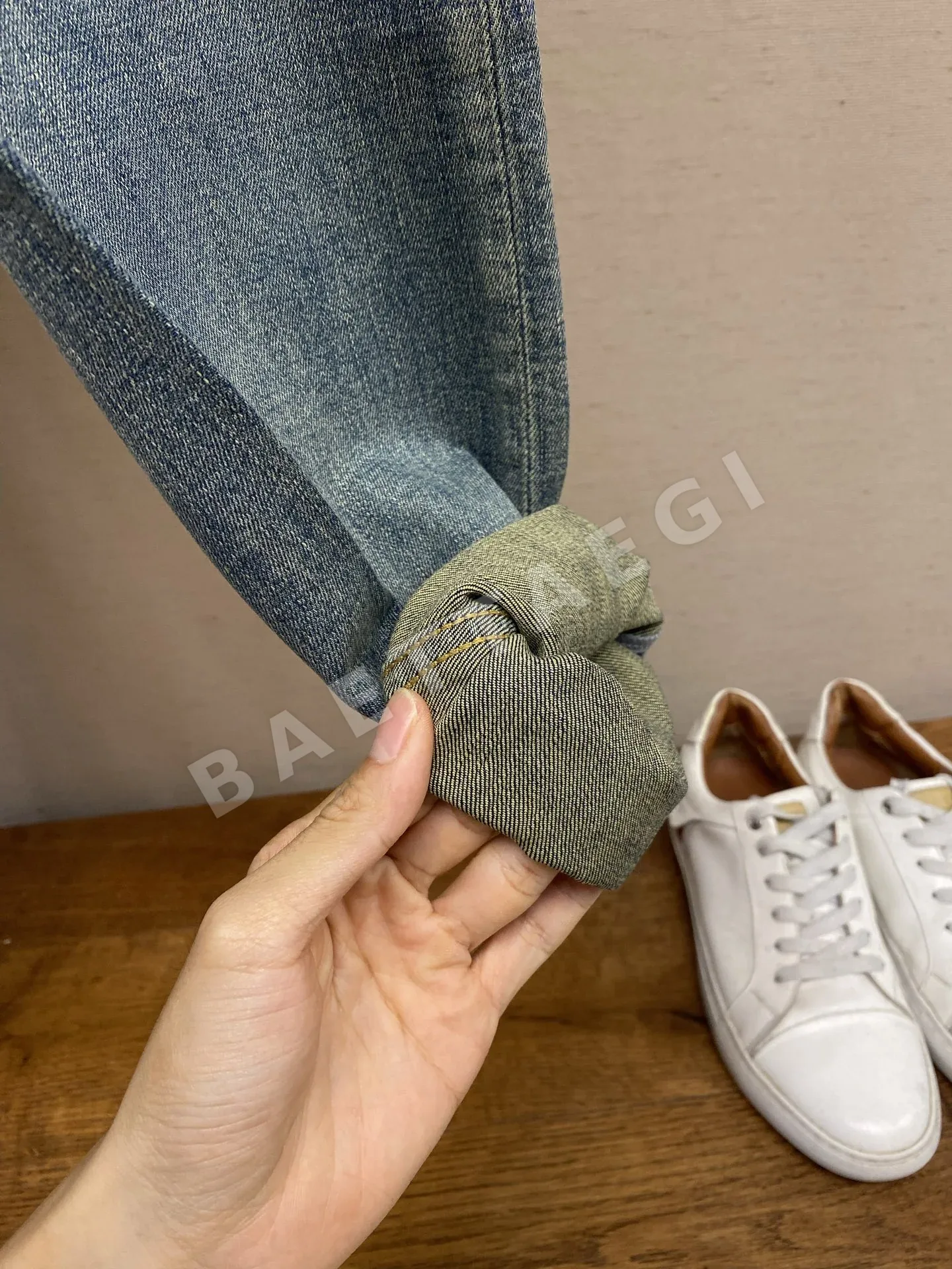 버버리 심플 캐주얼 남성 바지 상세 이미지 6