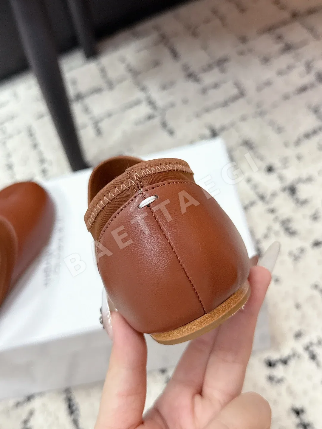 마르지엘라 타비 스플릿 토 램스킨 캐주얼 슈즈 상세 이미지 9