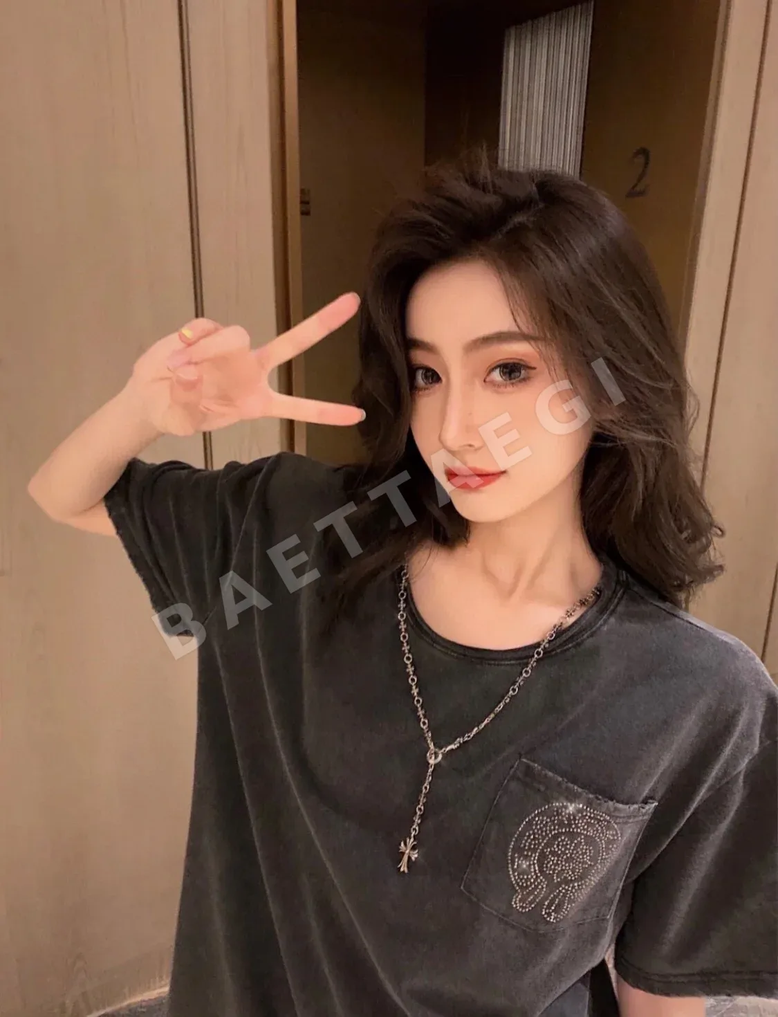 크롬하츠 조절 가능한 목걸이 상세 이미지 7