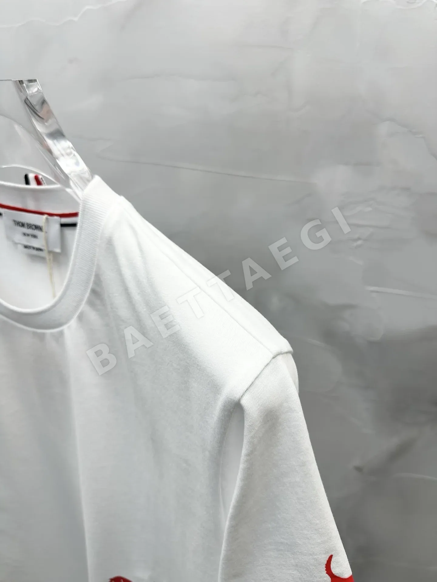 톰브라운 스키 퍼피 크루넥 남성 반팔 티셔츠 상세 이미지 5