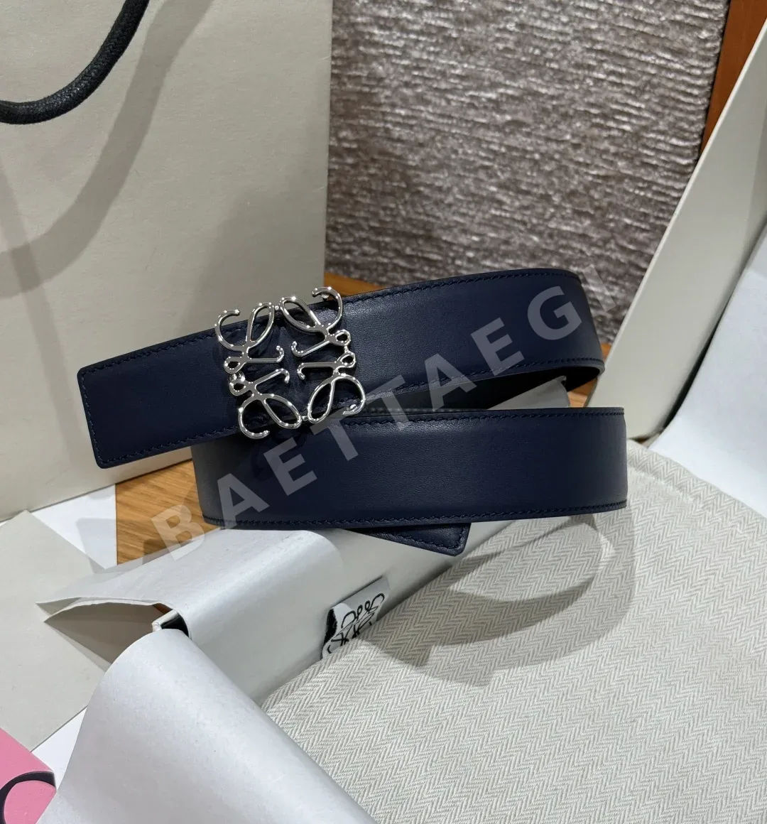 로에베 아나그램 양면 가죽 벨트 상세 이미지 2