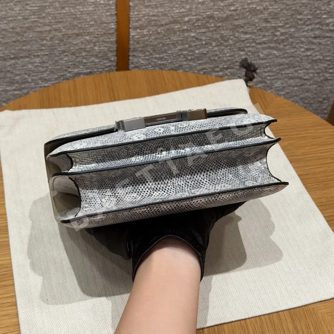 에르메스 콘스턴스 도마뱀 가죽 가방 상세 이미지 5