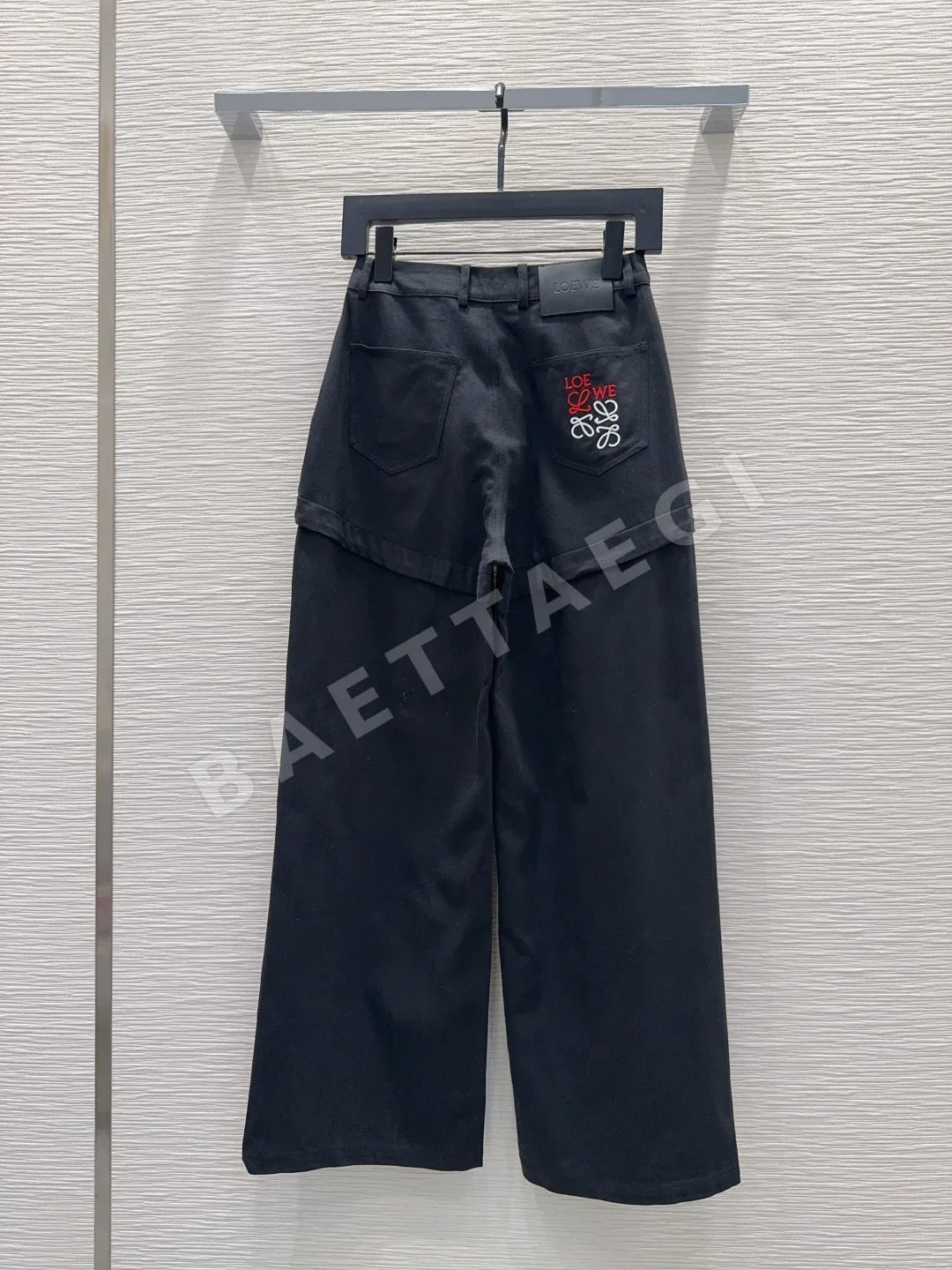 로에베 와이드 레그 여성 바지 상세 이미지 8