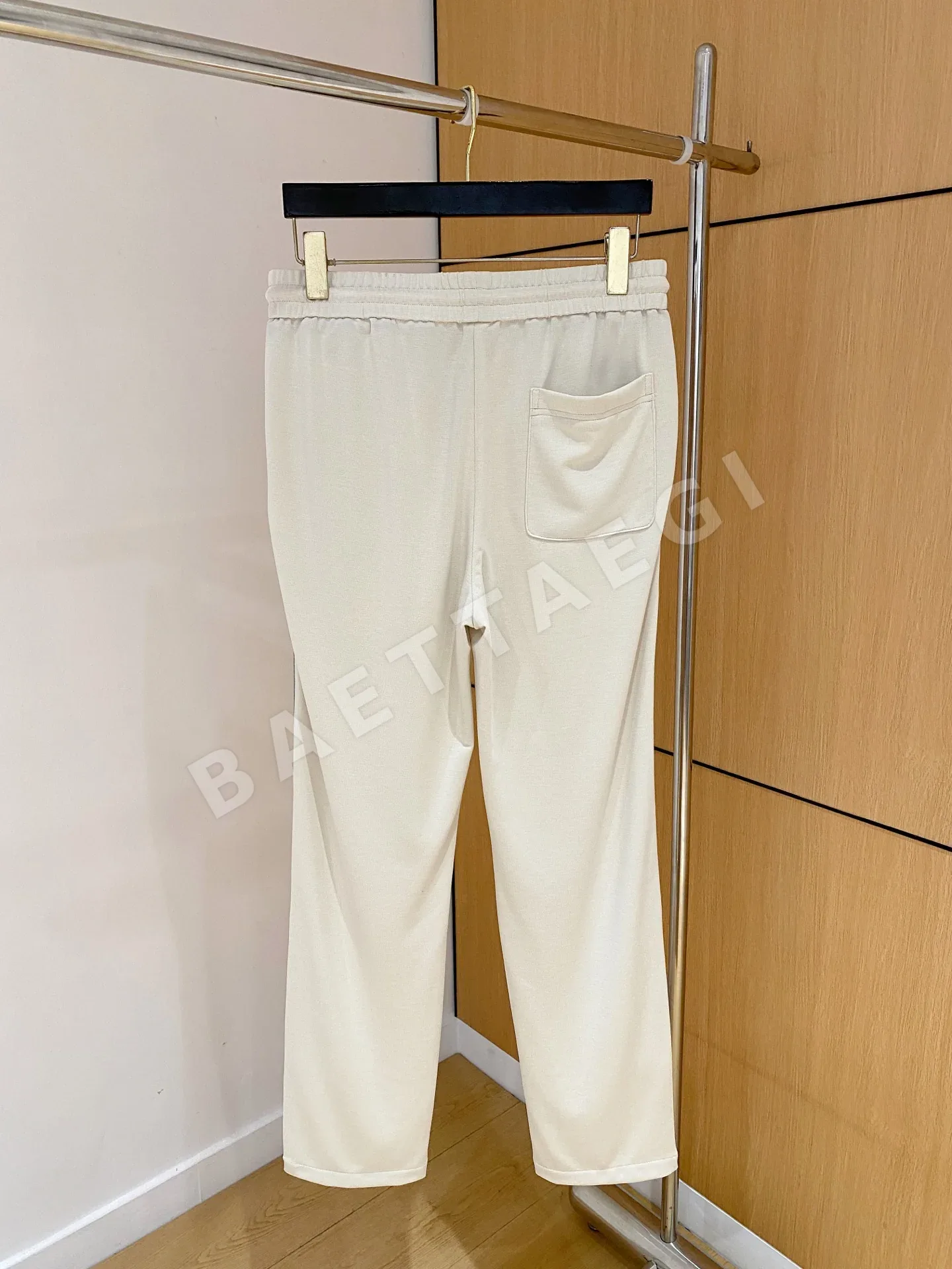 브루넬로쿠치넬리 에어리 라이스 그레인 체크 남성 바지 상세 이미지 10