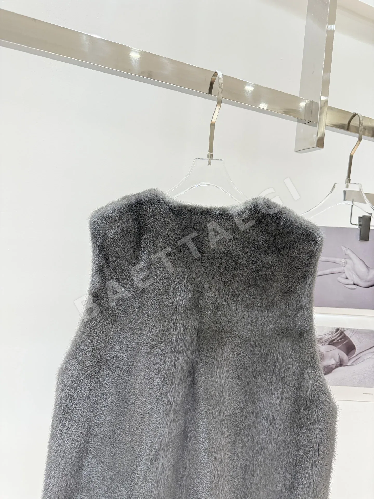 더로우 밍크 조끼 상세 이미지 9
