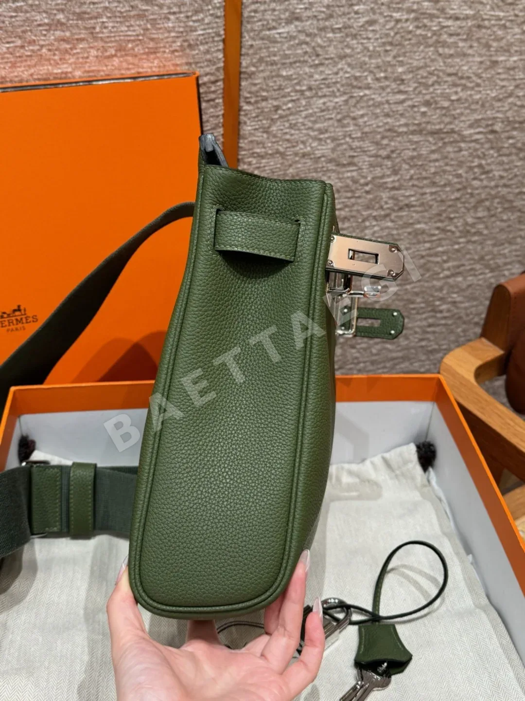 에르메스 핵 아 도 토고 레더 백팩 상세 이미지 7